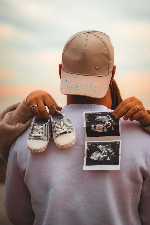 New parents with their baby